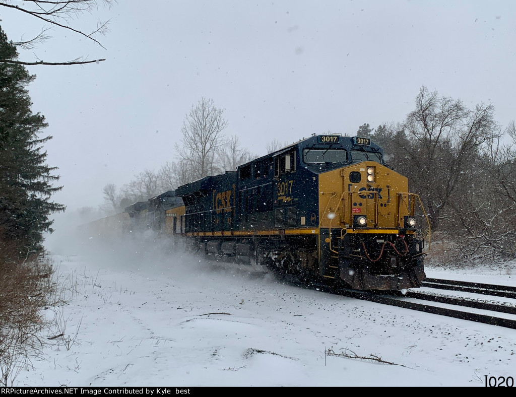 CSX 3017 on I020